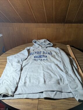 Notre Dame Indiana Est. 1842 Pullover Hoodie | Vintage Collegiate Gorpcore 2x